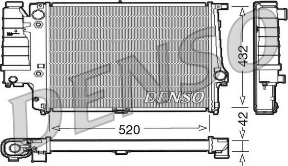 Denso DRM05065 - Radiators, Motora dzesēšanas sistēma ps1.lv