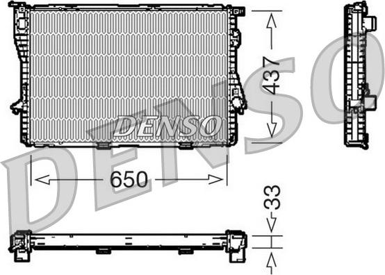 Denso DRM05067 - Radiators, Motora dzesēšanas sistēma ps1.lv