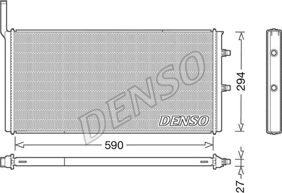 Denso DRM05009 - Radiators, Motora dzesēšanas sistēma ps1.lv