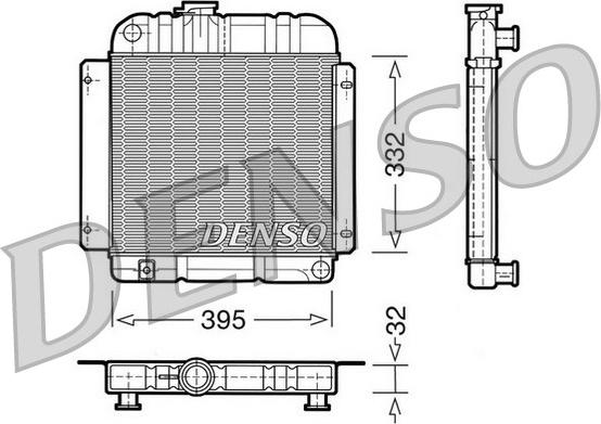 Denso DRM05001 - Radiators, Motora dzesēšanas sistēma ps1.lv