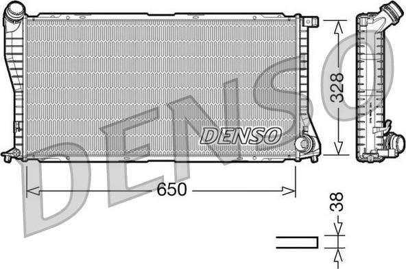 Denso DRM05002 - Radiators, Motora dzesēšanas sistēma ps1.lv