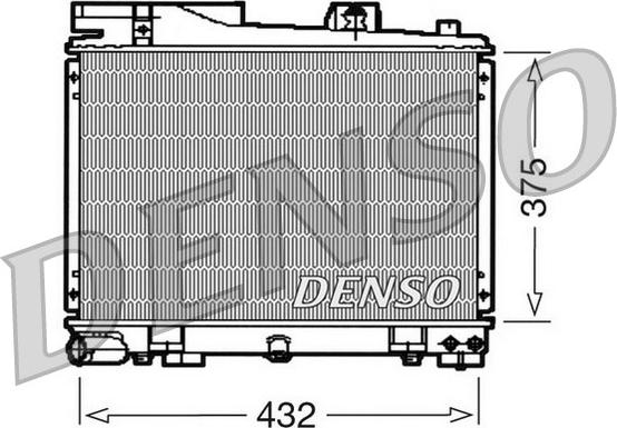 Denso DRM05034 - Radiators, Motora dzesēšanas sistēma ps1.lv