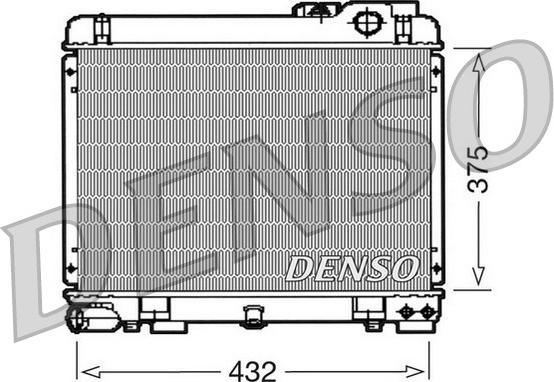 Denso DRM05035 - Radiators, Motora dzesēšanas sistēma ps1.lv