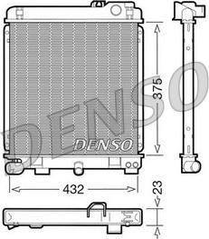 Denso DRM05030 - Radiators, Motora dzesēšanas sistēma ps1.lv