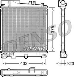 Denso DRM05029 - Radiators, Motora dzesēšanas sistēma ps1.lv