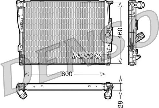 Denso DRM05110 - Radiators, Motora dzesēšanas sistēma ps1.lv