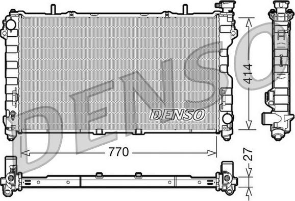 Denso DRM06011 - Radiators, Motora dzesēšanas sistēma ps1.lv