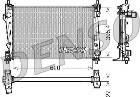 Denso DRM01006 - Radiators, Motora dzesēšanas sistēma ps1.lv