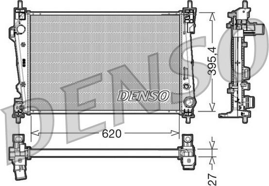 Denso DRM01007 - Radiators, Motora dzesēšanas sistēma ps1.lv