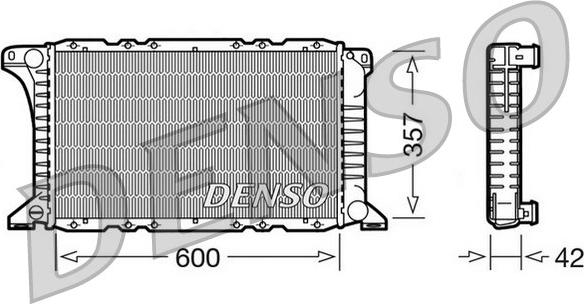 Denso DRM10090 - Radiators, Motora dzesēšanas sistēma ps1.lv