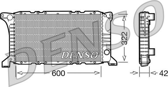 Denso DRM10097 - Radiators, Motora dzesēšanas sistēma ps1.lv