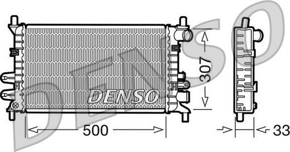 Denso DRM10027 - Radiators, Motora dzesēšanas sistēma ps1.lv