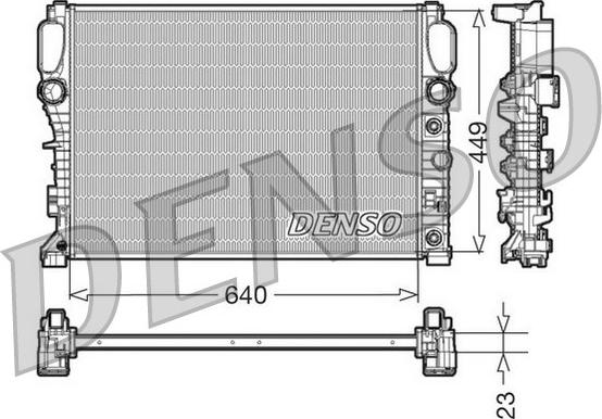 Denso DRM17090 - Radiators, Motora dzesēšanas sistēma ps1.lv