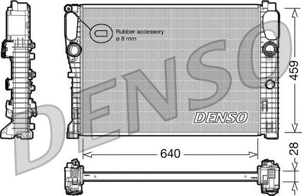 Denso DRM17042 - Radiators, Motora dzesēšanas sistēma ps1.lv