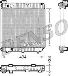 Denso DRM17001 - Radiators, Motora dzesēšanas sistēma ps1.lv