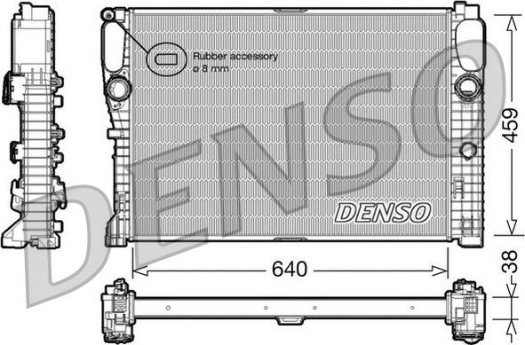 Denso DRM17014 - Radiators, Motora dzesēšanas sistēma ps1.lv