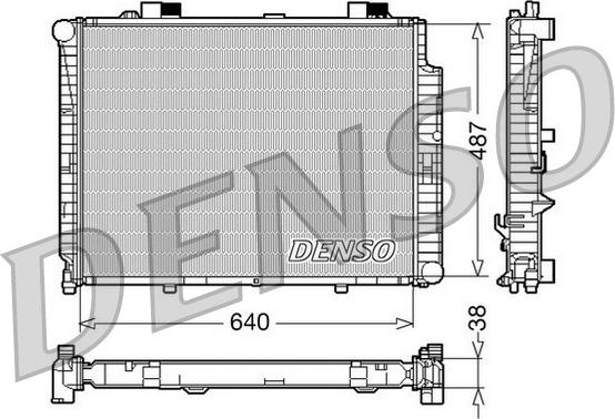 Denso DRM17085 - Radiators, Motora dzesēšanas sistēma ps1.lv