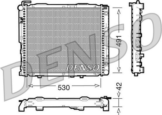 Denso DRM17037 - Radiators, Motora dzesēšanas sistēma ps1.lv