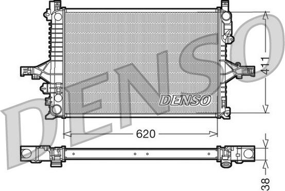 Denso DRM33065 - Radiators, Motora dzesēšanas sistēma ps1.lv