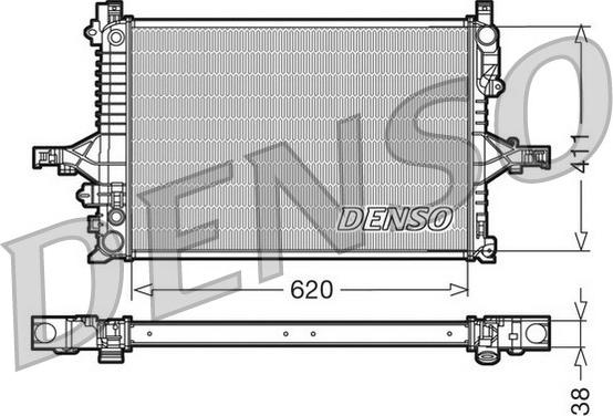 Denso DRM33066 - Radiators, Motora dzesēšanas sistēma ps1.lv