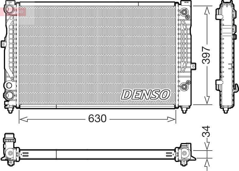Denso DRM32056 - Radiators, Motora dzesēšanas sistēma ps1.lv