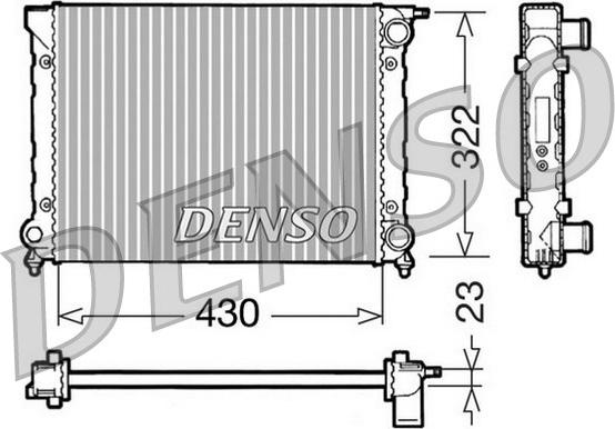 Denso DRM32004 - Radiators, Motora dzesēšanas sistēma ps1.lv