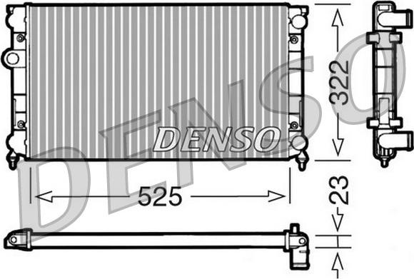 Denso DRM32006 - Radiators, Motora dzesēšanas sistēma ps1.lv