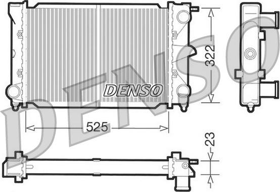 Denso DRM32003 - Radiators, Motora dzesēšanas sistēma ps1.lv