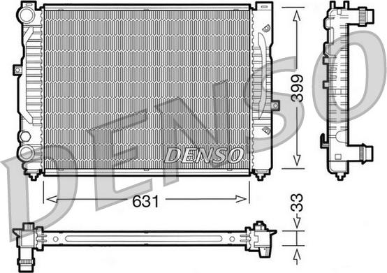 Denso DRM32029 - Radiators, Motora dzesēšanas sistēma ps1.lv