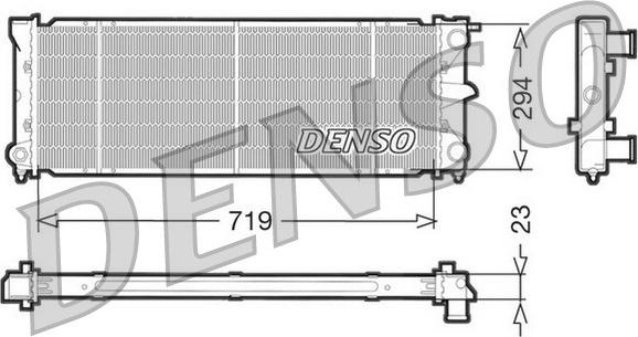 Denso DRM32026 - Radiators, Motora dzesēšanas sistēma ps1.lv