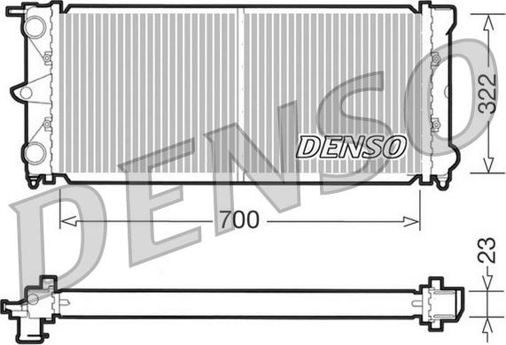 Denso DRM32021 - Radiators, Motora dzesēšanas sistēma ps1.lv