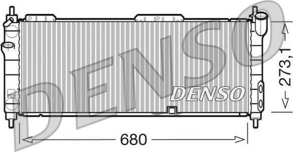 Denso DRM20042 - Radiators, Motora dzesēšanas sistēma ps1.lv