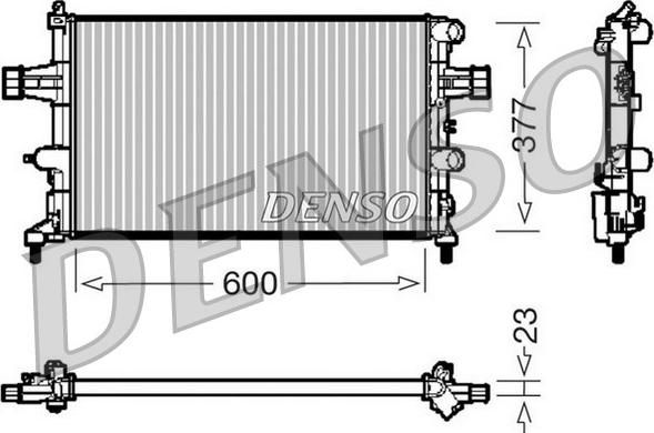 Denso DRM20081 - Radiators, Motora dzesēšanas sistēma ps1.lv