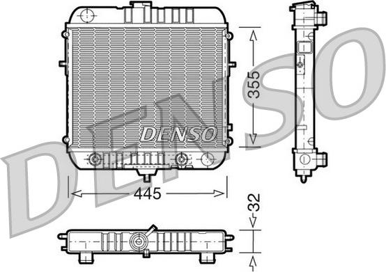 Denso DRM20073 - Radiators, Motora dzesēšanas sistēma ps1.lv