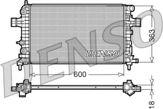 Denso DRM20101 - Radiators, Motora dzesēšanas sistēma ps1.lv