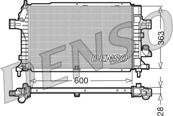 Denso DRM20102 - Radiators, Motora dzesēšanas sistēma ps1.lv