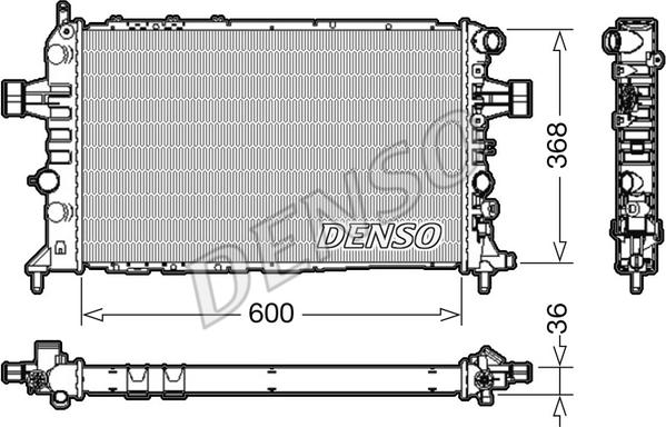 Denso DRM20112 - Radiators, Motora dzesēšanas sistēma ps1.lv