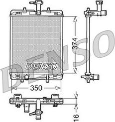 Denso DRM21602 - Radiators, Motora dzesēšanas sistēma ps1.lv