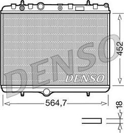 Denso DRM21055 - Radiators, Motora dzesēšanas sistēma ps1.lv