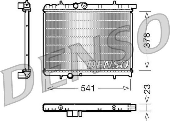 Denso DRM21031 - Radiators, Motora dzesēšanas sistēma ps1.lv