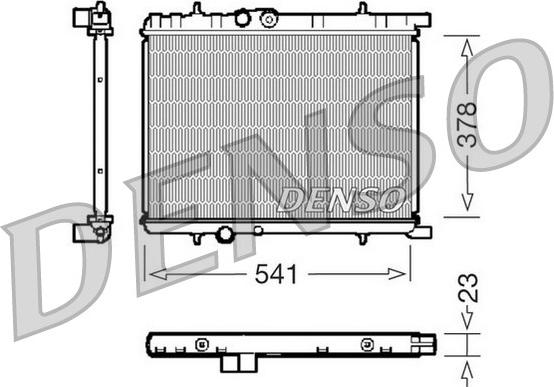Denso DRM21033 - Radiators, Motora dzesēšanas sistēma ps1.lv