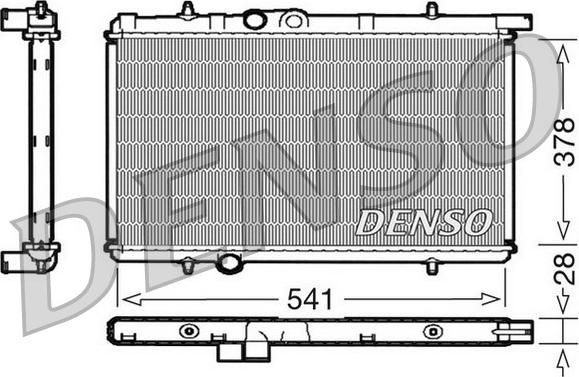 Denso DRM21021 - Radiators, Motora dzesēšanas sistēma ps1.lv