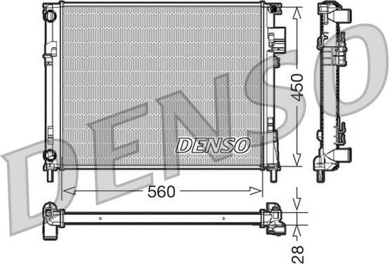 Denso DRM23096 - Radiators, Motora dzesēšanas sistēma ps1.lv