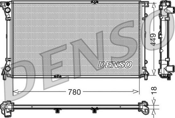 Denso DRM23097 - Radiators, Motora dzesēšanas sistēma ps1.lv