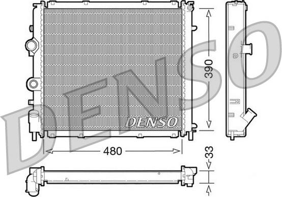 Denso DRM23011 - Radiators, Motora dzesēšanas sistēma ps1.lv