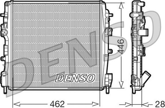 Denso DRM23018 - Radiators, Motora dzesēšanas sistēma ps1.lv