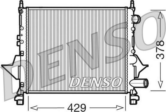 Denso DRM23082 - Radiators, Motora dzesēšanas sistēma ps1.lv