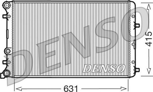 Denso DRM27004 - Radiators, Motora dzesēšanas sistēma ps1.lv