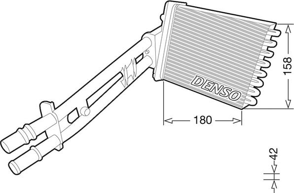 Denso DRR09043 - Siltummainis, Salona apsilde ps1.lv