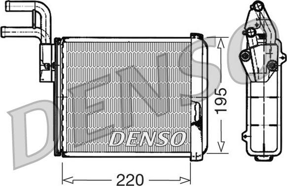 Denso DRR09032 - Siltummainis, Salona apsilde ps1.lv